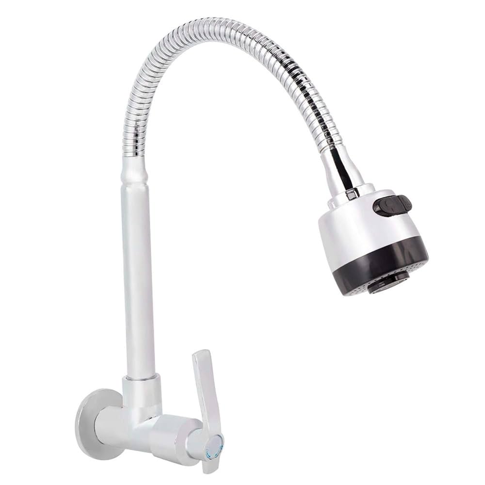 Amazon | xuuyuu.. 蛇口シャワー キッチン用水栓 シングルレバー